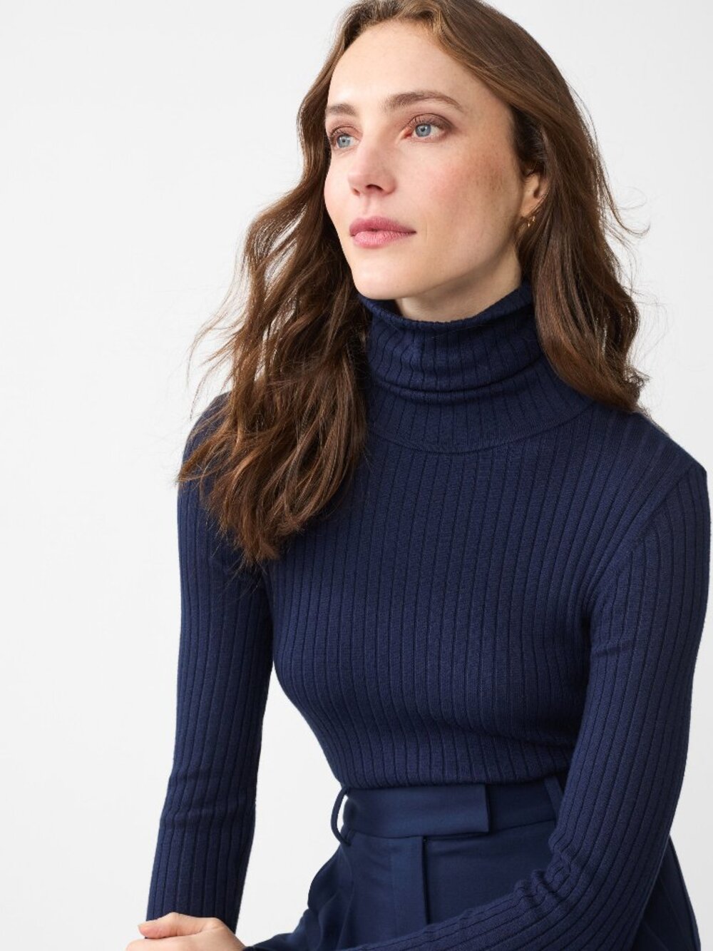 J McLaughlin Arlette Turtleneck - Navy NEW
